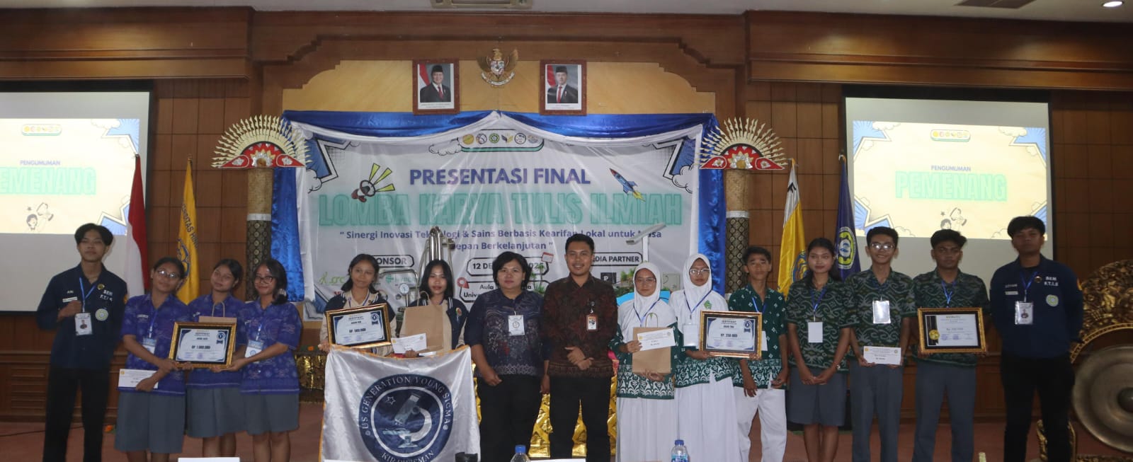 FTIS UNHI Denpasar Fasilitasi Gagasan Inovatif Pelajar Lewat LKTI 2025