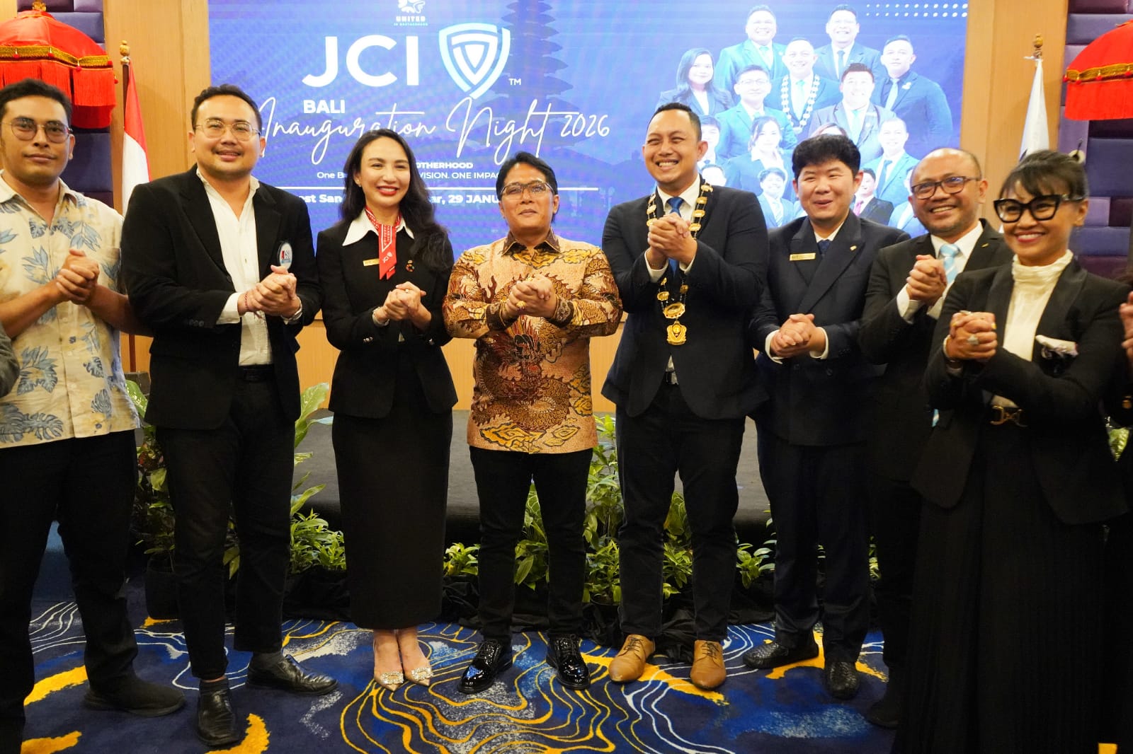 Wagub Giri Prasta Hadiri Inauguration Night JCI Bali 2026, Ajak Pemuda Berkolaborasi Bangun Bali Era Baru