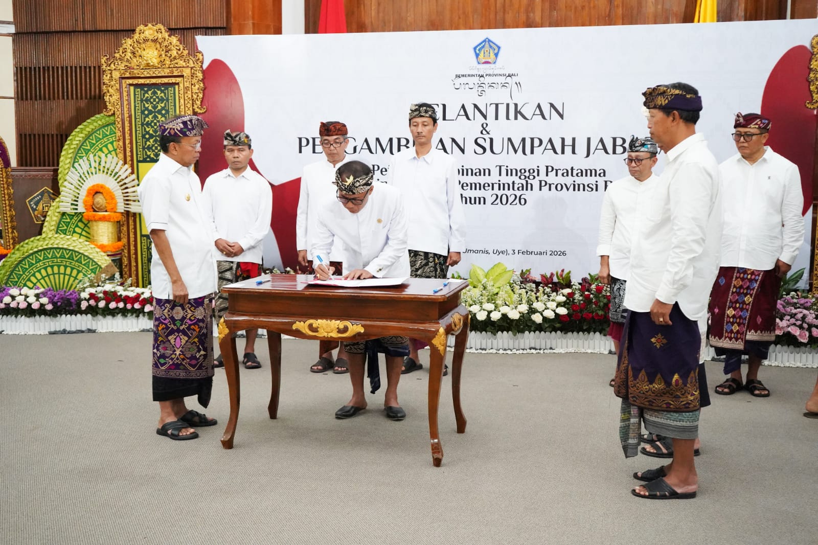 Gubernur Koster Rotasi dan Promosi Enam Pimpinan OPD Tekankan Kerja Cepat dan Lurus