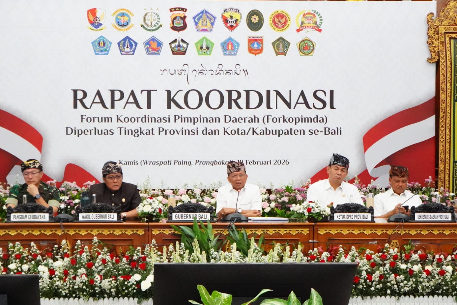 Jalankan Arahan Presiden RI, Gubernur Koster Pimpin Rakor Forkopimda se-Bali, Perkuat Penanganan Sampah dan Tata Kelola Pariwisata