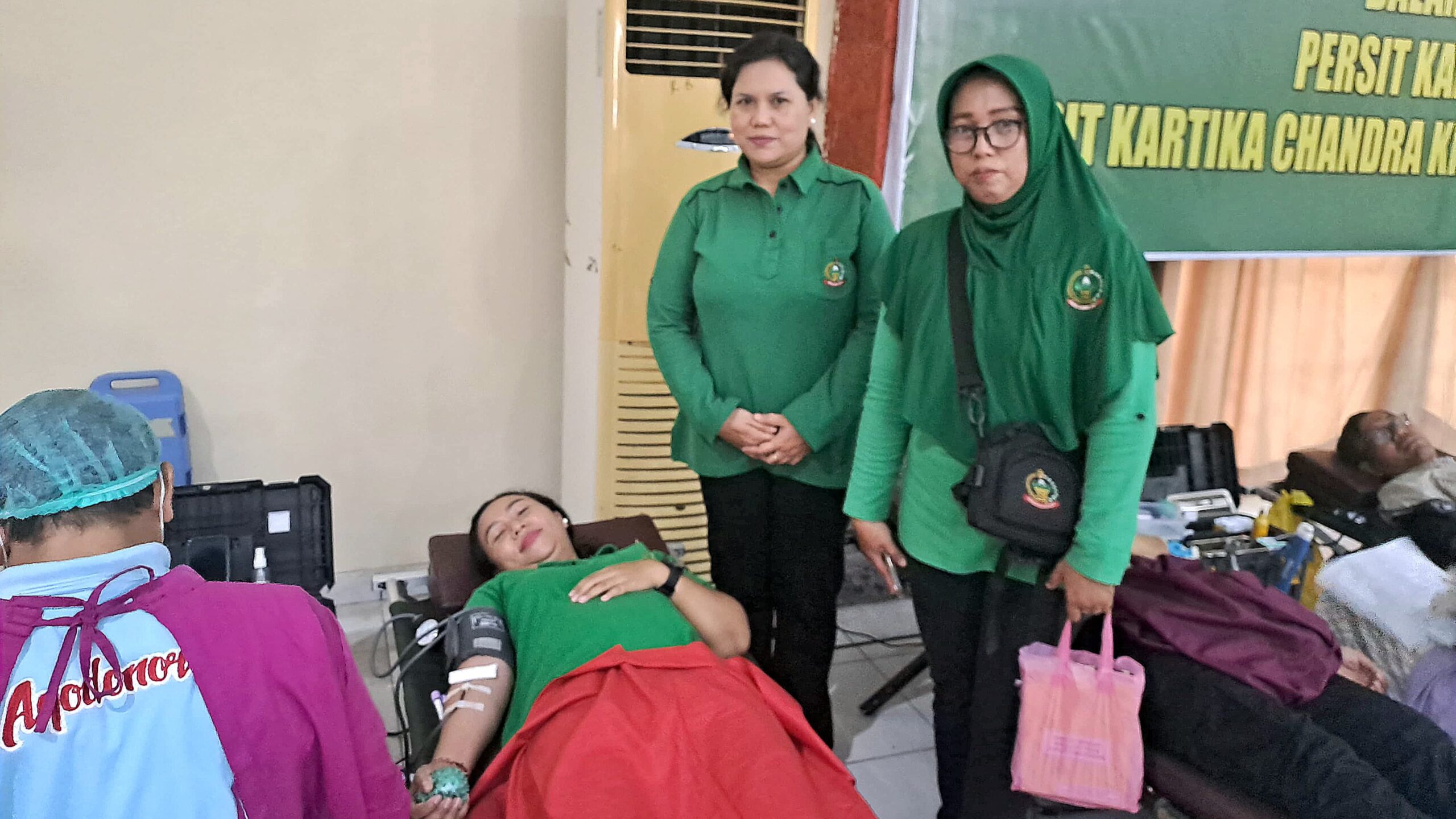 Persit Kodim 1611/Badung Gelar Donor Darah Meriahkan HUT Ke-80