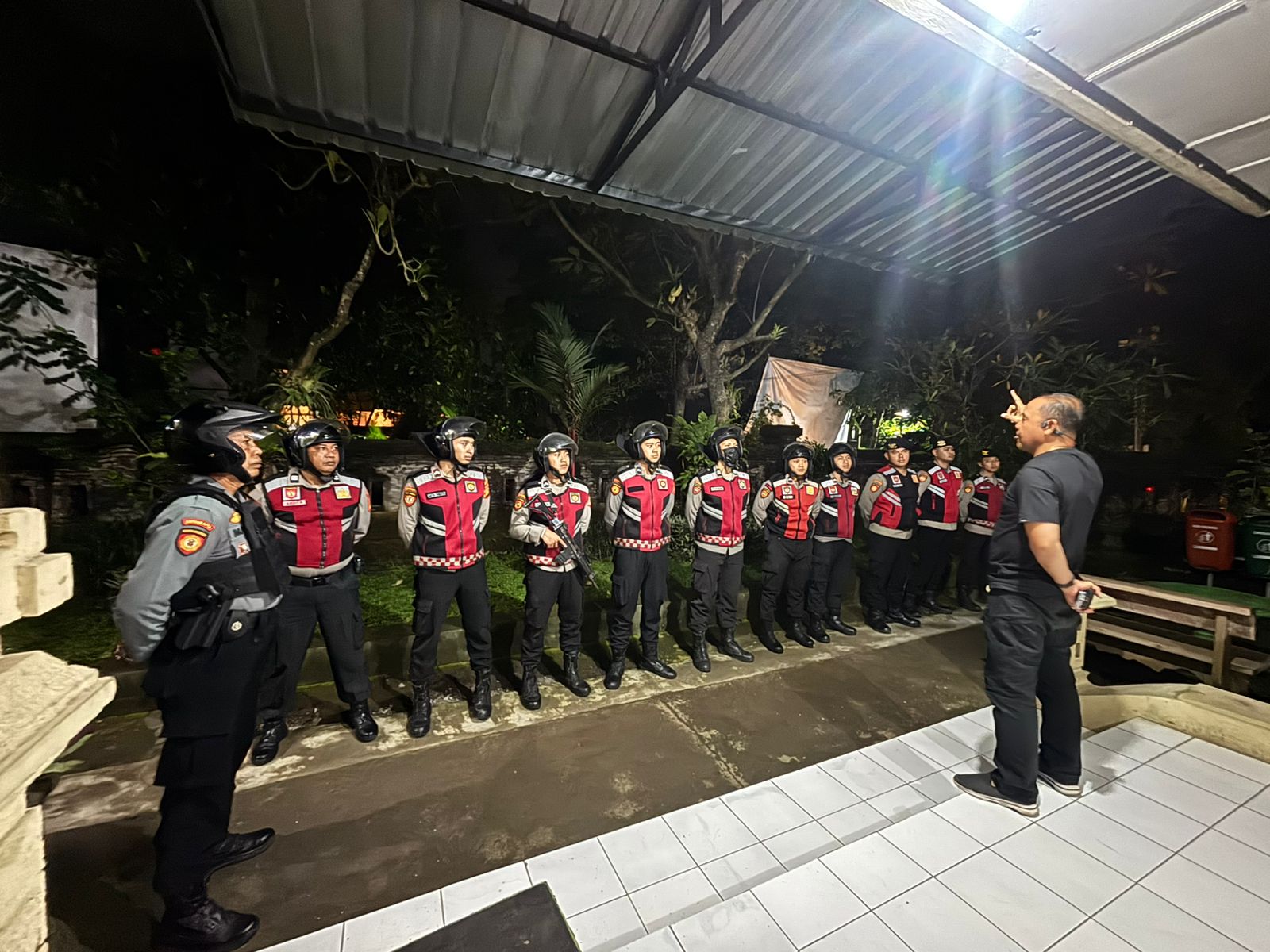 Respons Cepat Laporan Pengeroyokan, Sat Samapta Polresta Denpasar Gerak Tengah Malam