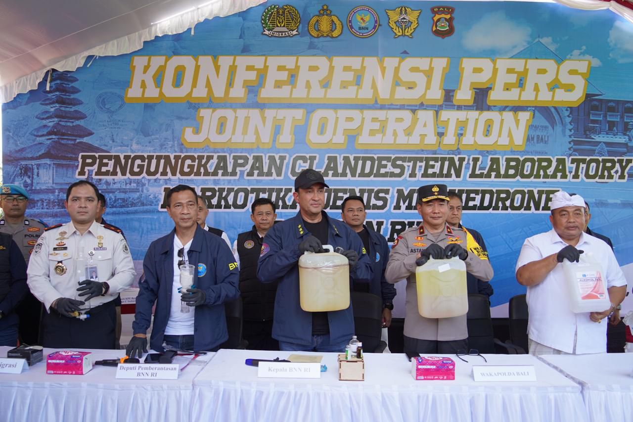Sinergi Imigrasi Ngurah Rai, BNN, dan Bea Cukai Bongkar Laboratorium Narkoba Rahasia Milik WNA Rusia di Bali