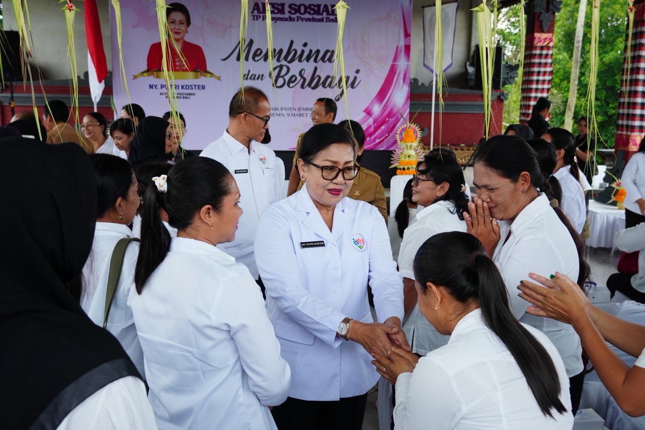 Ibu Putri Koster Dorong Kader Posyandu di Pekutatan Lebih Gercep Layani Masyarakat