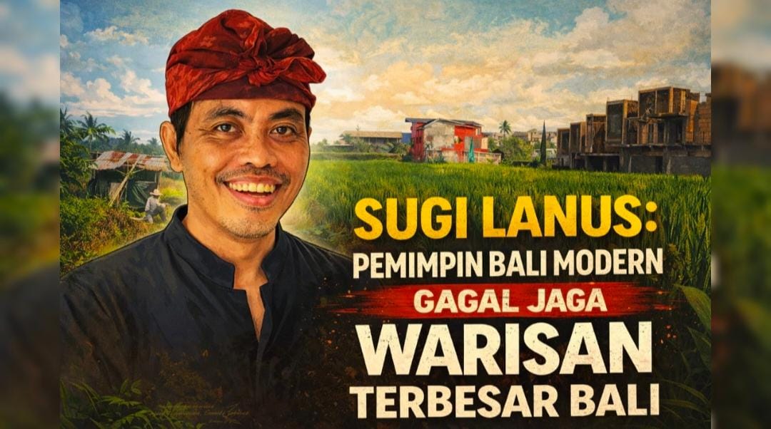 Sugi Lanus: Pemimpin Bali Modern Gagal Jaga Warisan Terbesar Bali 