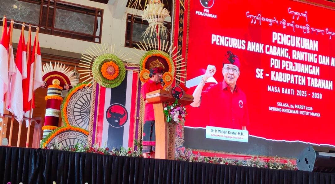 Koster Ajak Ribuan Kader PDI Perjuangan Tabanan Mengingat Masa Lalu, Memahami Sejarah dan Perjalanan Partai