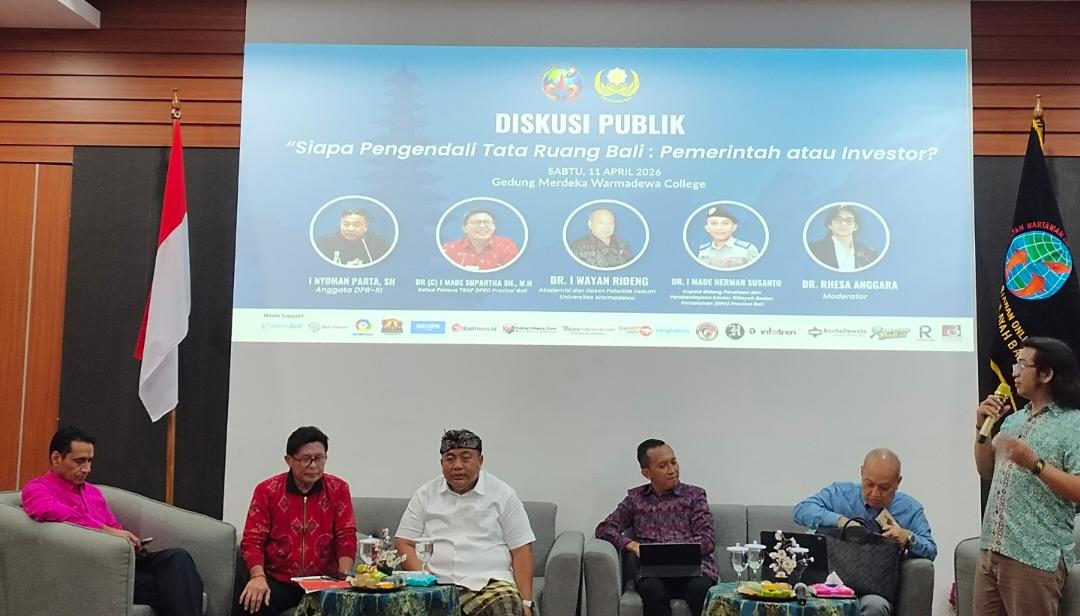 Diskusi Publik IWO Bali: Pansus TRAP Bongkar Arah Kendali Tata Ruang Pulau Dewata