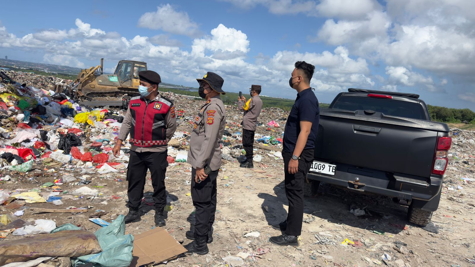 Polresta Denpasar Perketat Pengamanan TPA Suwung, Sinergi Jaga Kondusivitas Wilayah