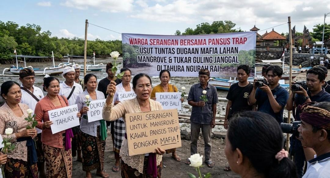Mawar Putih untuk Keadilan: Warga Serangan Siap Kawal Pansus TRAP Bongkar Skandal Mangrove