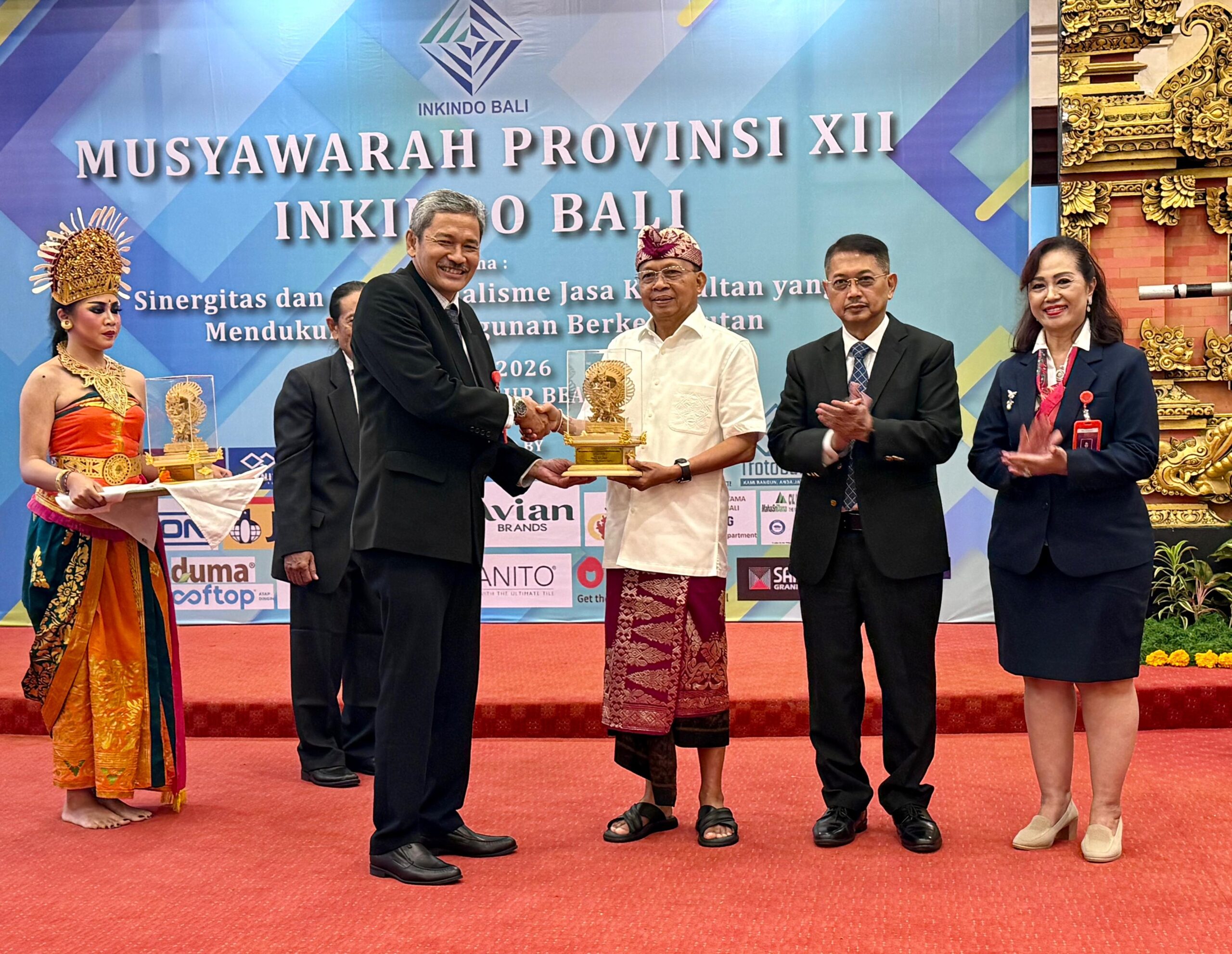Buka Musprov INKINDO, Gubernur Koster Libatkan Konsultan dan Kontraktor Lokal dalam Pembangunan Bali