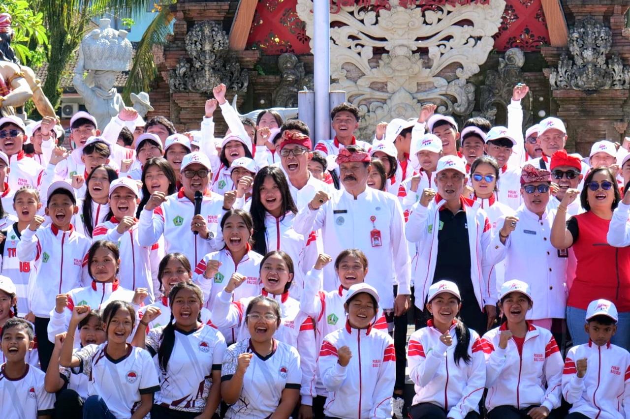 Tabanan Kirim Semangat Juang ke PORJAR Bali 2026, Atlet Pelajar Siap Harumkan Nama Daerah