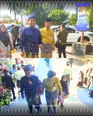 Agus Miswandi.S.A.B Didampingi Sekretaris DPRD Kota Dumai Hadiri Rapat Paripurna Hari Jadi Kota Pekan Baru Ke 242 Tahun 2026