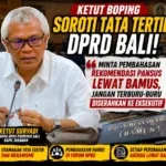 Ketut Boping Soroti Tata Tertib DPRD Bali: Minta Pembahasan Rekomendasi Pansus Lewat Bamus, Jangan Terburu-buru Diserahkan ke Eksekutif