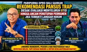 Paripurna DPRD Bali Sahkan Rekomendasi Pansus TRAP, Desak Evaluasi Menyeluruh BTID hingga Ancam Penutupan Permanen Jika Terbukti Langgar Hukum