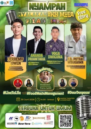  Talkshow NYAMPAH Ajak Anak Muda Denpasar Jadi Garda Terdepan Pengelolaan Sampah dan Lingkungan Berkelanjutan
