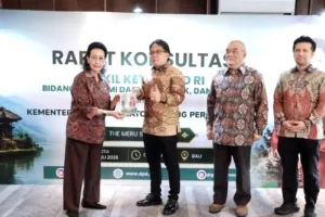 Hadiri Rapat Konsultasi DPD RI, Wagub Giri Prasta Tegaskan Arah Pembangunan Bali Berbasis Ekonomi Kerthi