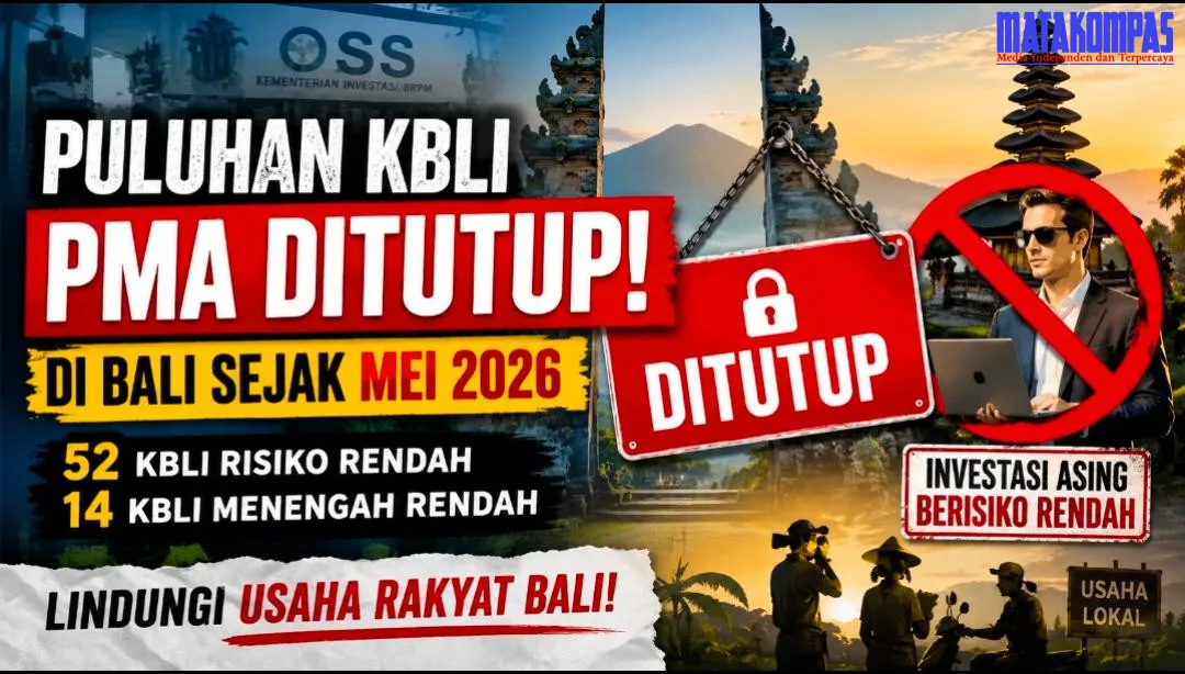 Bali Resmi Tutup Puluhan KBLI PMA Berisiko Rendah, Gubernur Koster Perketat Investasi Demi Lindungi Ruang Usaha Masyarakat
