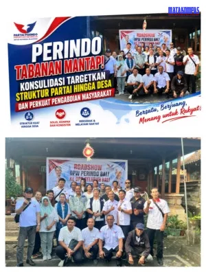 Acara RoadShow DPW Perindo Bali Di DPD Tabanan Dihadiri Mantan DPRD Tabanan