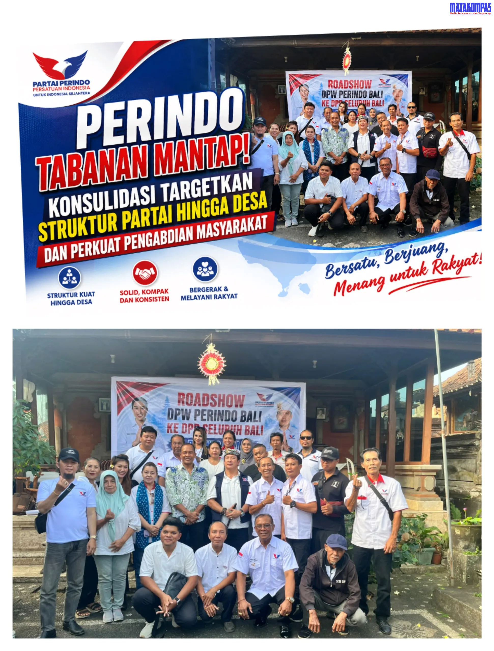 Acara RoadShow DPW Perindo Bali Di DPD Tabanan Dihadiri Mantan DPRD Tabanan