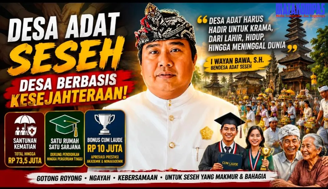 I Wayan Bawa Sulap Desa Adat Seseh Jadi Desa Berbasis Kesejahteraan, Krama Dapat Santunan Rp73,5 Juta dan Bonus Cumlaude Rp10 Juta