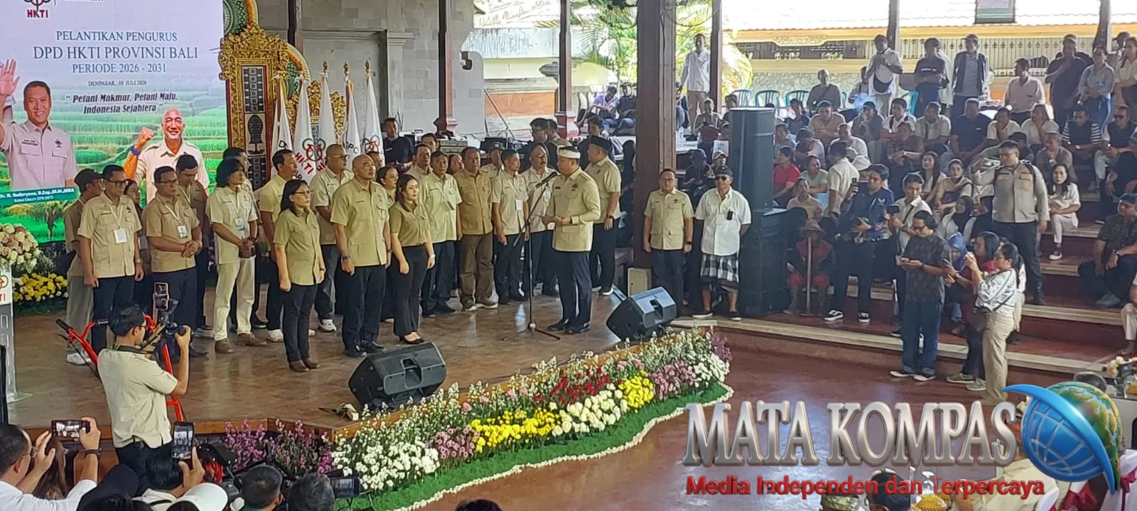Suara Okokan Bergema di DPRD Bali, De Gadjah Resmi Pimpin HKTI Bali 2026–2031: Siap Perjuangkan Petani dan Nelayan Hingga Hentikan Ketergantungan Impor Bawang Putih
