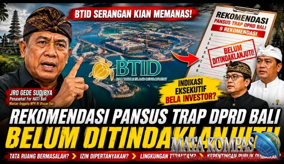Polemik BTID Serangan Kian Memanas, For HATI Bali Desak Pemprov Segera Jalankan Rekomendasi Pansus TRAP DPRD Bali