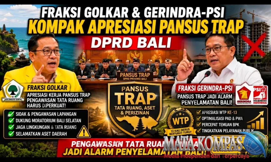 Fraksi Golkar dan Fraksi Gerindra-PSI Kompak Apresiasi Pansus TRAP DPRD Bali, Pengawasan Tata Ruang Dinilai Jadi Alarm Penyelamatan Bali