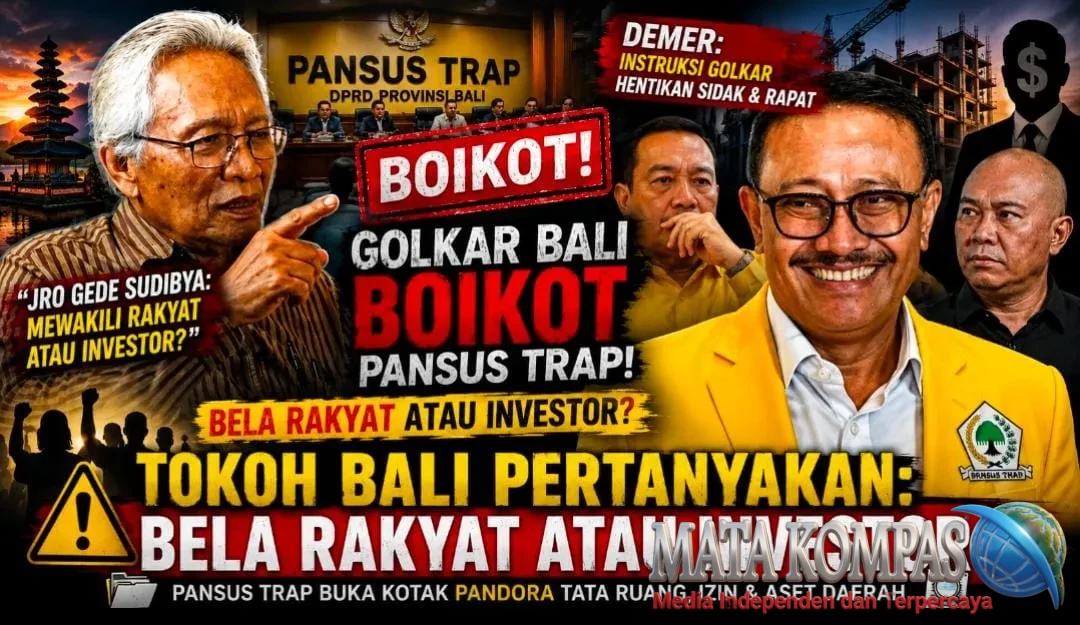 Golkar Boikot Pansus TRAP, Tokoh Bali Pertanyakan: Membela Rakyat atau Kepentingan Investor?