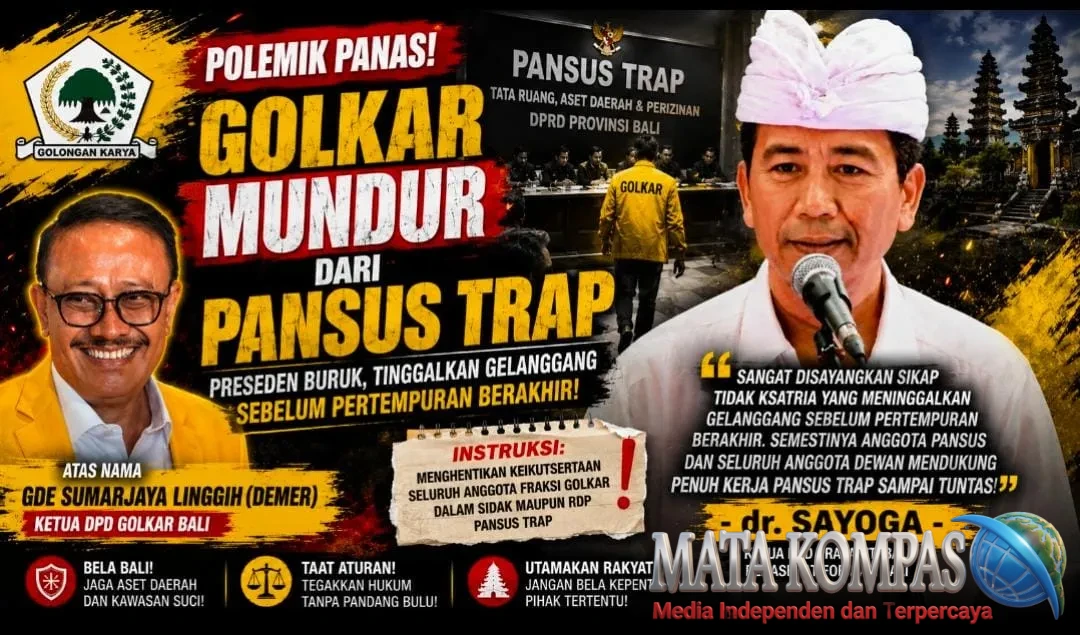 Golkar Mundur dari Pansus TRAP, dr. Sayoga: Jangan Tinggalkan Gelanggang Sebelum Pertempuran Berakhir