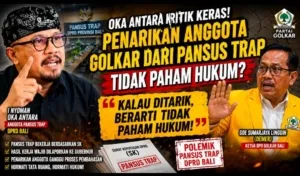 Oka Antara Kritik Penarikan Anggota Golkar dari Pansus TRAP: “Kalau Ditarik, Berarti Tidak Paham Hukum”