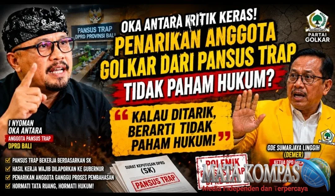 Oka Antara Kritik Penarikan Anggota Golkar dari Pansus TRAP: “Kalau Ditarik, Berarti Tidak Paham Hukum”