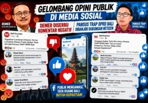 Gelombang Opini Publik di Media Sosial: Demer Diserbu Komentar Negatif, Pansus TRAP DPRD Bali Justru Dibanjiri Dukungan Netizen
