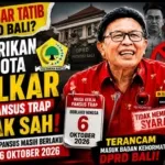 Masa Kerja Pansus TRAP Belum Berakhir, Ketua Pansus TRAP DPRD Bali Nilai Penarikan Anggota Golkar Tak Penuhi Syarat; Berpotensi Masuk Badan Kehormatan