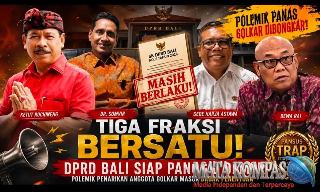 Tiga Fraksi Bersatu! DPRD Bali Siap Panggil Demer, Polemik Penarikan Anggota Golkar Masuk Babak Penentuan