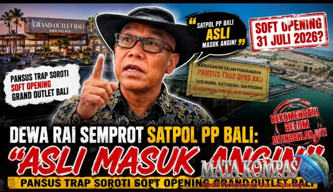 Dewa Rai Semprot Satpol PP Bali: “Asli Masuk Angin”, Pansus TRAP Soroti Soft Opening Grand Outlet Bali
