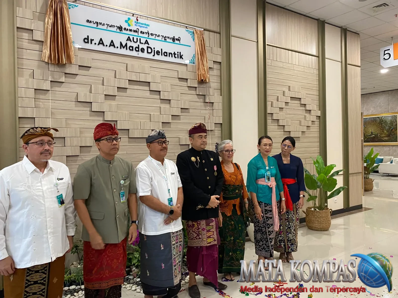 Jejak Sang Pelopor Kesehatan Bali Diabadikan, RSUP Prof. Ngoerah Resmikan Aula dr. AA Made Djelantik