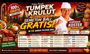Rayakan Tumpek Krulut, Gubernur Koster Traktir Semeton Bali Kuliner Gratis di 15 UMKM Pilihan Se-Bali