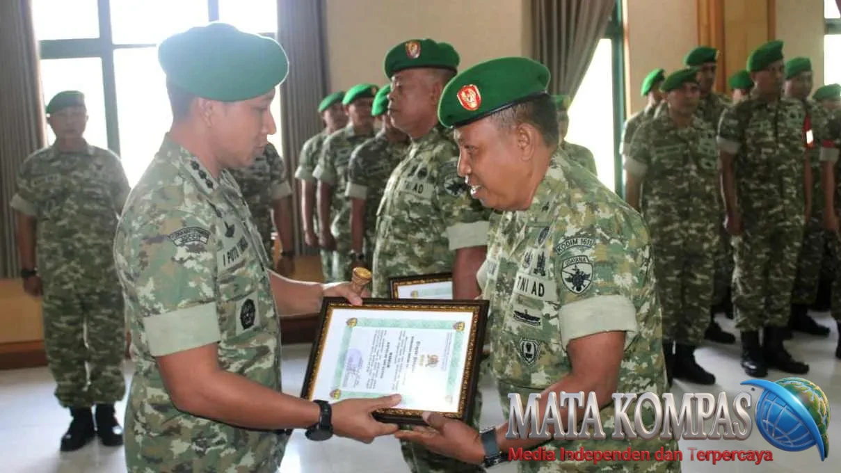 Apresiasi Pengabdian, Dandim 1611/Badung Pimpin Langsung Upacara Pelepasan Pensiun Personel.