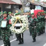 Dipimpin Langsung Dandim, Kodim 1611/Badung Gelar Upacara Militer Pelepasan Jenazah Almarhum Peltu A. Agung Gede Putra Wirata.