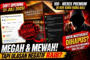 Di Balik Kemegahan Sira Village, Muncul Isu Penghapusan Rating Bintang Satu