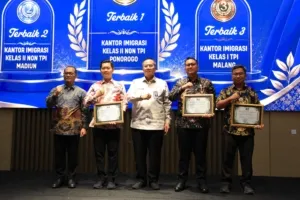 Borong 6 Penghargaan Sekaligus, Imigrasi Ponorogo Tegaskan Komitmen Wujudkan Pelayanan Prima dan Reformasi Birokrasi