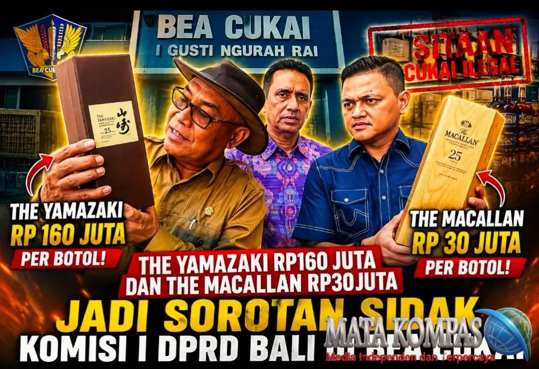 The Yamazaki Rp160 Juta dan The Macallan Rp30 Juta Jadi Sorotan Sidak Komisi I DPRD Bali di Bea Cukai