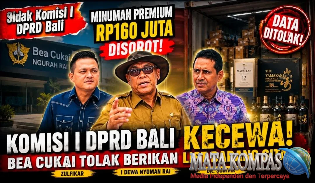 Minuman Premium Rp160 Juta Disorot Saat Sidak, Komisi I DPRD Bali Kecewa Bea Cukai Tolak Berikan List Barang Sitaan