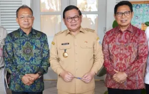 Bertemu Pramono Anung, Gubernur Koster Jajaki Penerbitan Obligasi Daerah