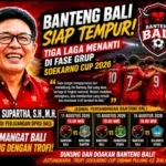 Banteng Bali Siap Tempur! Tiga Laga Menanti di Fase Grup Soekarno Cup 2026 Made Supartha: Bawa Semangat Bali dan Pulang dengan Trofi