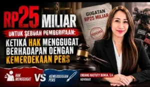 Rp25 Miliar untuk Sebuah Pemberitaan: Ketika Hak Menggugat Berhadapan Dengan Kemerdekaan Pers