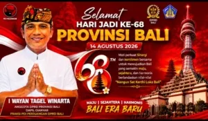 Hari Jadi ke-68 Bali, I Wayan Tagel Winarta: Perkuat Sinergi, Wujudkan Bali Maju dan Harmonis
