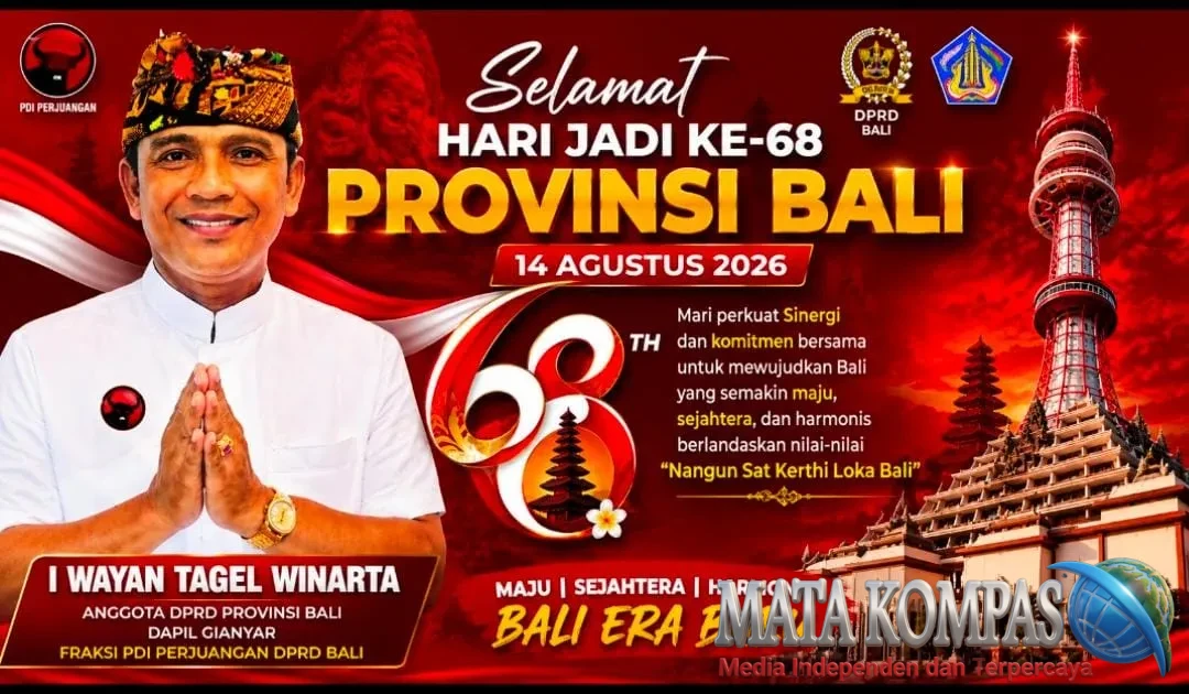 Hari Jadi ke-68 Bali, I Wayan Tagel Winarta: Perkuat Sinergi, Wujudkan Bali Maju dan Harmonis
