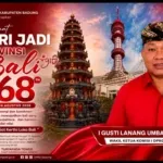 Hari Jadi ke-68 Provinsi Bali, I Gusti Lanang Umbara Serukan Sinergi untuk Bali Maju, Sejahtera dan Harmonis