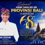 Hari Jadi ke-68 Bali, Dr Somvir: Perkuat Sinergi, Bangun Bali yang Maju dan Harmonis